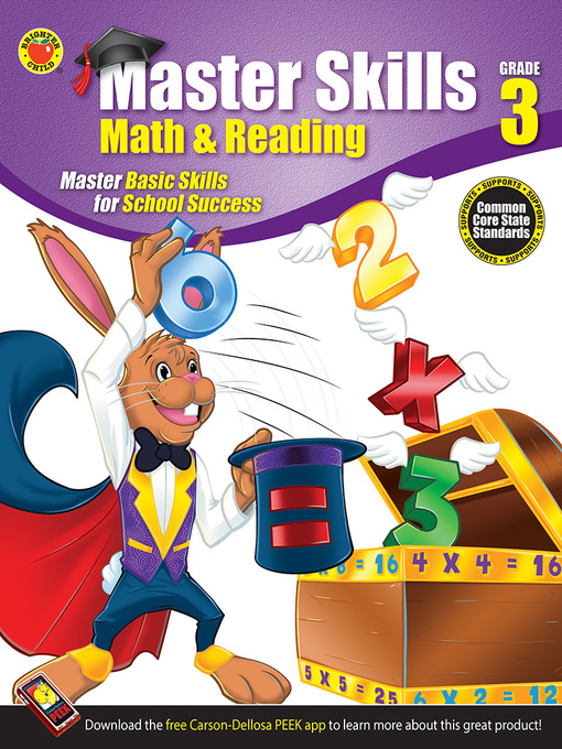 Title details for Math & Reading Workbook, Grade 3 by Brighter Child - Available